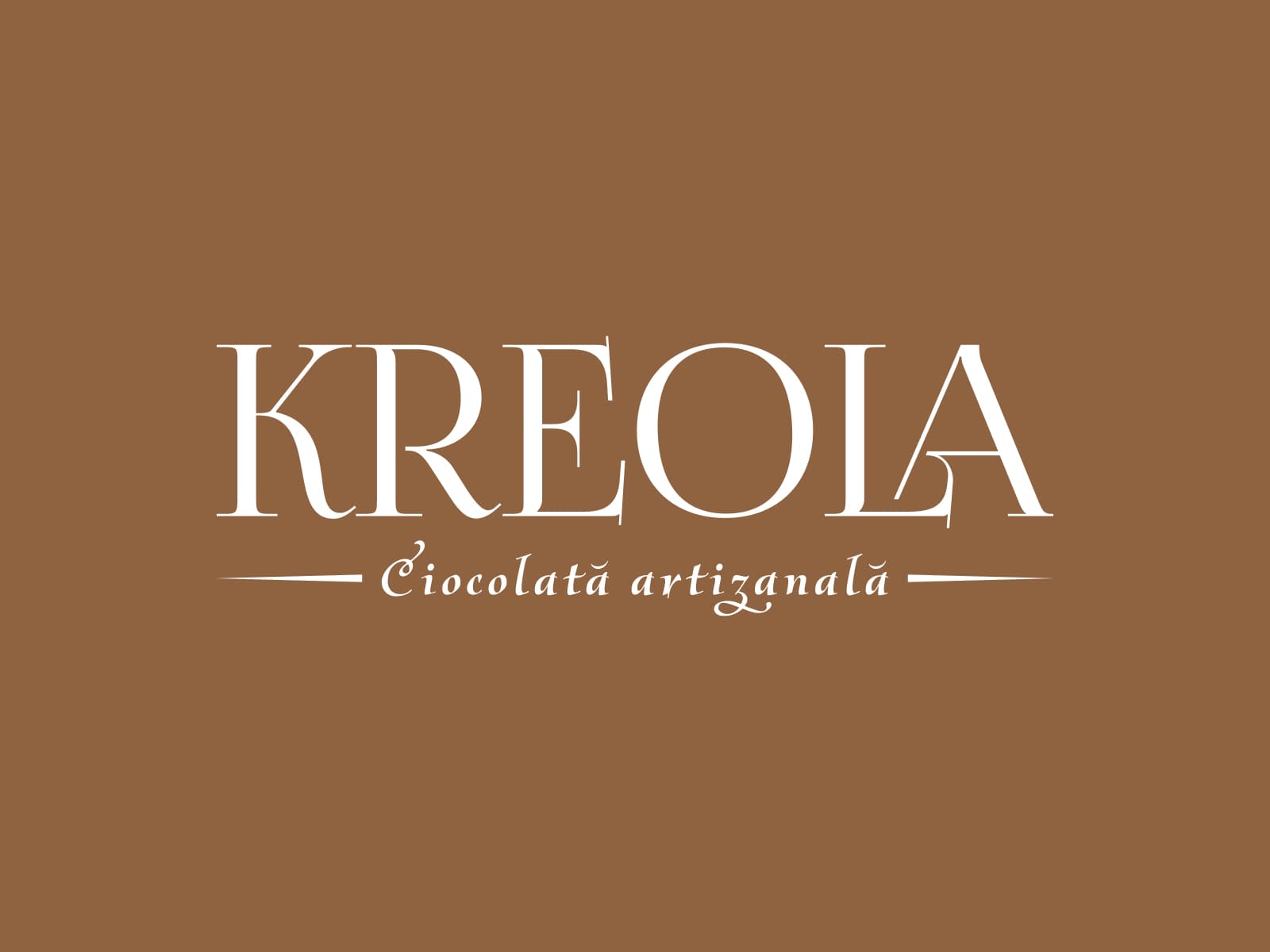 Logo for the Kreola Chocolate Factory in Romania
