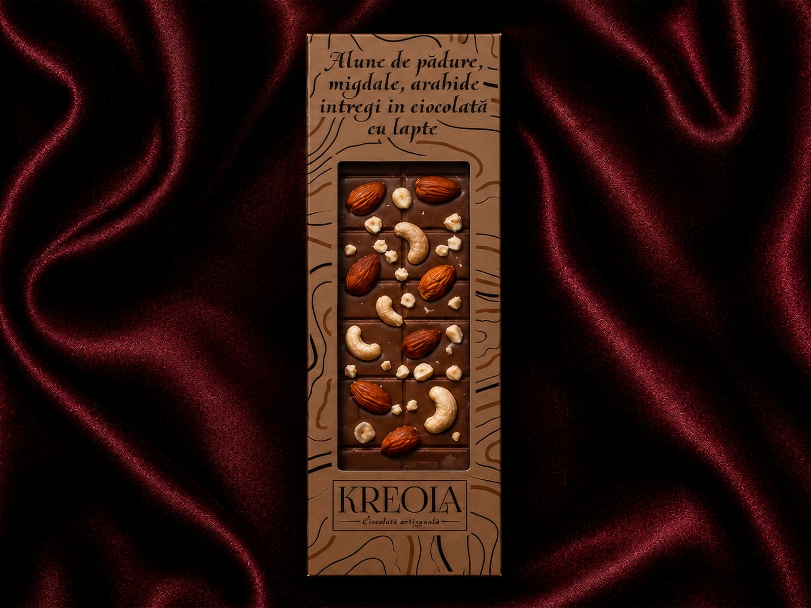 Packaging Design for Kreola Chocolate Bars